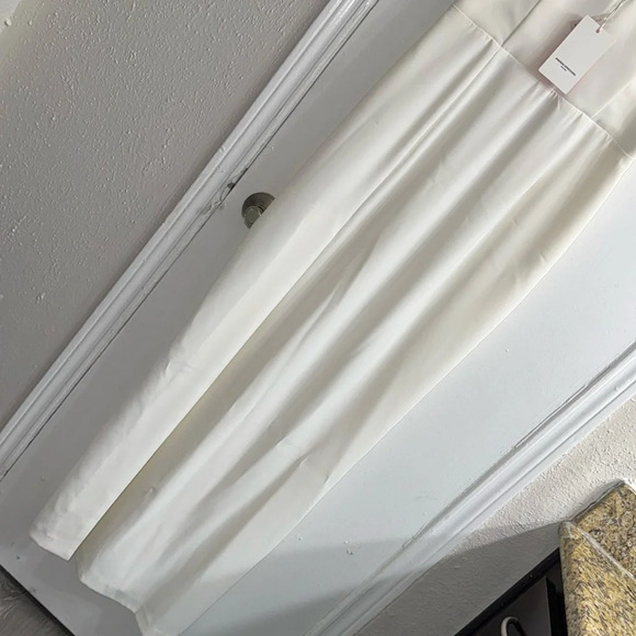 Amanda Uprichard Cherri Gown in Ivory maxi dress NWT size M - Picture 5 of 13